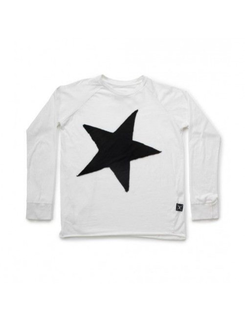 Camiseta Star Patch T-shirt White Nununu  Moda infantil alternativa zaragoza