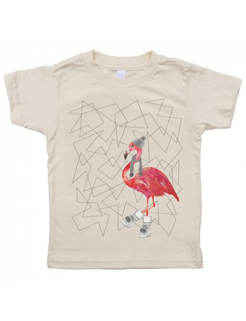 Camiseta Monikako Kids Flamingo Organic