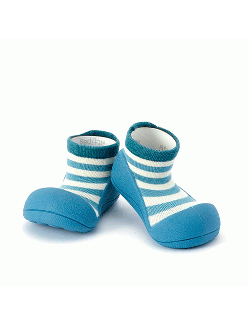 Zapatillas-Stripe-Blue-Attipas-bambu-Zapatos-Primeros-pasos-calzado-ergonomico-Bebes-accesorios-Puericultura-Tienda-Online-Zaragoza