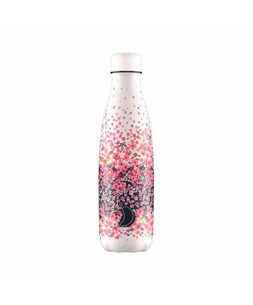 Botellas-Chilly's-Ditsy-Blossoms-500ml-Agua-Mama-eco-friendly-reutilizable-bebida-térmica-acero-inoxidable-Accesorios-puericultuira-tienda-online-zaragoza