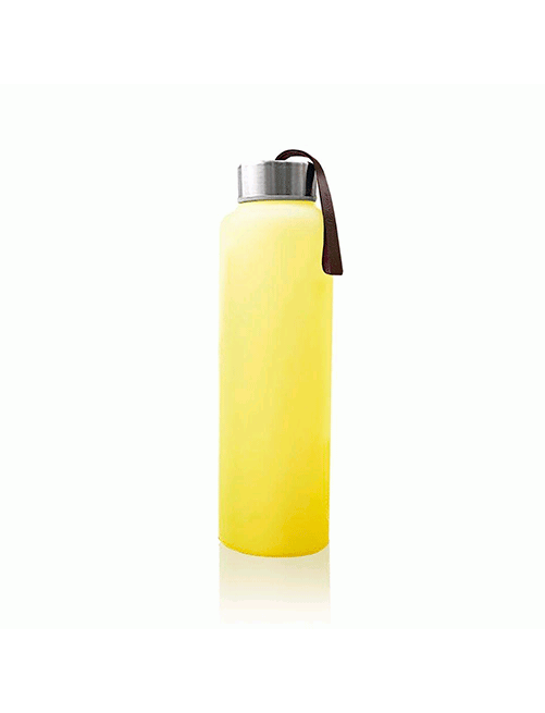 Botella-Cristal-Amarillo-400ML-EveryDay-Accesorios-Bebe-Puericultura-Tienda-Online-Zaragoza-Agua