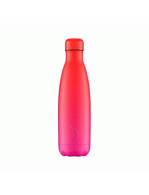 Botellas-Chilly's-Gardient-Hot-Pink-500ml-Agua-Mama-eco-friendly-reutilizable-bebida-térmica-acero-inoxidable-Accesorios-puericultuira-tienda-online-zaragoza