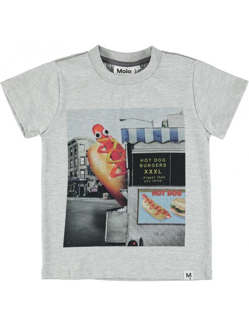 Camiseta Molo Kids Raymont Hot Dog  Moda Infantil Alternativa Zaragoza tienda Online 