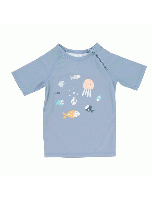 Camiseta-Protección-Solar-Fishes-Monnëka-Playa-Verano-Bañador-UPF50+-Tienda-Online-Zaragoza-Niños