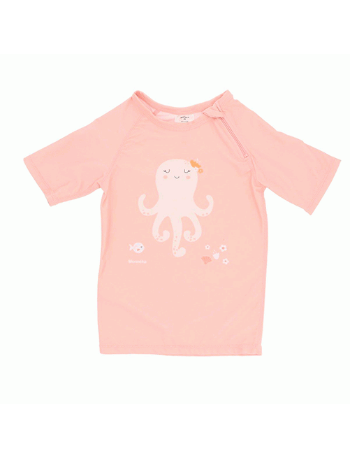 Camiseta-Protección-Solar-Jolie-Octopus-Monnëka-Playa-Verano-Bañador-UPF50+-Tienda-Online-Zaragoza-Niños
