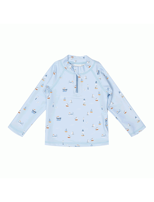 Camiseta-Protección-Solar-UPF50-Sailor-Bay-Azul-Little-Dutch-Verano-Playa-Moda-Infantil-Bañador-Niños-Tienda-Online-Zaragoz