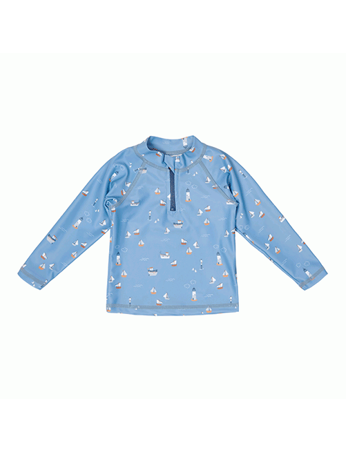 Camiseta-Protección-Solar-UPF50-Sailor-Bay-Azul-Little-Dutch-Verano-Playa-Moda-Infantil-Bañador-Niños-Tienda-Online-Zaragoz