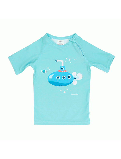 Camiseta-Protección-Solar-Submarine-Monnëka-Playa-Verano-Bañador-UPF50+-Tienda-Online-Zaragoza-Niños