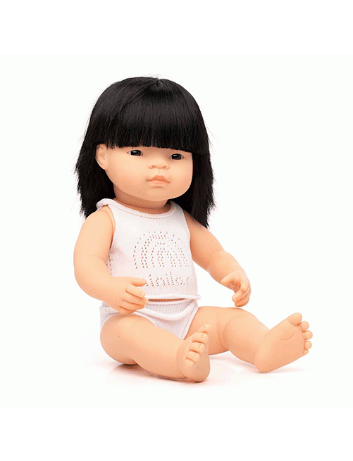 Muñeca-Asiática-38cm-Miniland-Dolls-igualdad-niños-niñas-raza-diversidad-empatía-tolerancia-articulados-Juguete-Juego-Simbolico-Imaginacion-Tienda-Online-Zaragoza