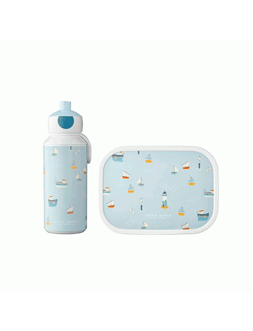 Pack lmuerzo-Sailor-Bay-Blue-LittleDutch-Niños-Mepal-BPA-Alimentacion-Nutricion-Botella-Fiambrera-Puericultura-Tienda-Online-Zaragoza