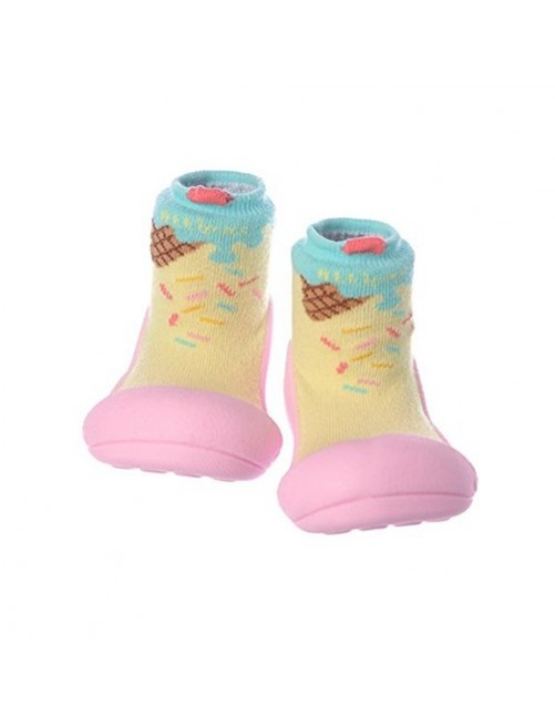 Zapatillas-Attipas-Ice-Cream-Rosa-Zapatos-Primeros-pasos-calzado-ergonomico-Bebes-accesorios-Puericultura-Tienda-Online-Zaragoza