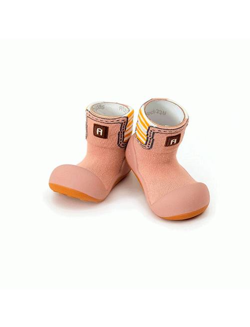Zapatillas-Boots-Pink-Attipas-primeros-pasos-zapatos-bebe-Calzado-respetuoso-Ergonomico-puericultura-tienda-online-zaragoza