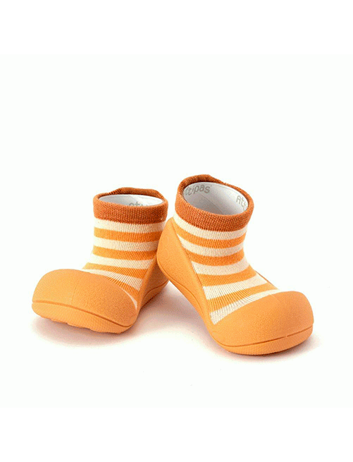 Zapatillas-Stripe-Mustard-Attipas-bambu-Zapatos-Primeros-pasos-calzado-ergonomico-Bebes-accesorios-Puericultura-Tienda-Online-Zaragoza