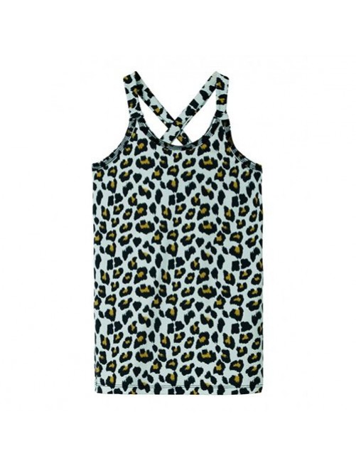 Top Yoga Wrapper Leopard 10Days Charcoal