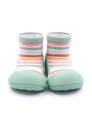 Attipas-new-rainbow-green-Zapatos-Primeros-pasos-calzado-ergonomico-Bebes-accesorios-Puericultura-Tienda-Online-Zaragoza