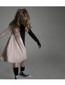 Vestido Nununu Half & Half 360 Dress Black & Powder Pink1