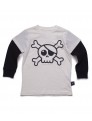 Camiseta Manga Larga Nununu Skull Patch white